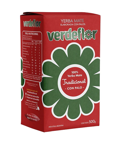 Yerba Mate Verdeflor Tradicional ( 3 x 500 G )
