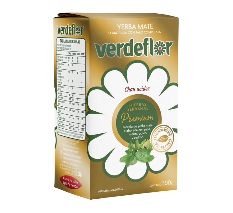 Yerba Mate Verdeflor Premium ( 3 x 500 G ) 1