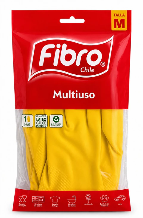 Guantes Multiuso Fibro M ( 2 UD )
