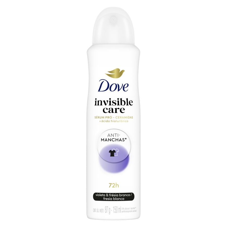 Desodorante Antitranspirante Aerosol Dove Woman Invisible Care ( 3 x 150 ML ) 1