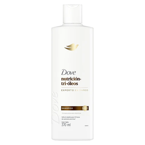 Shampoo Dove Nutrición Tri  Óleos ( 2 x 370 ML )