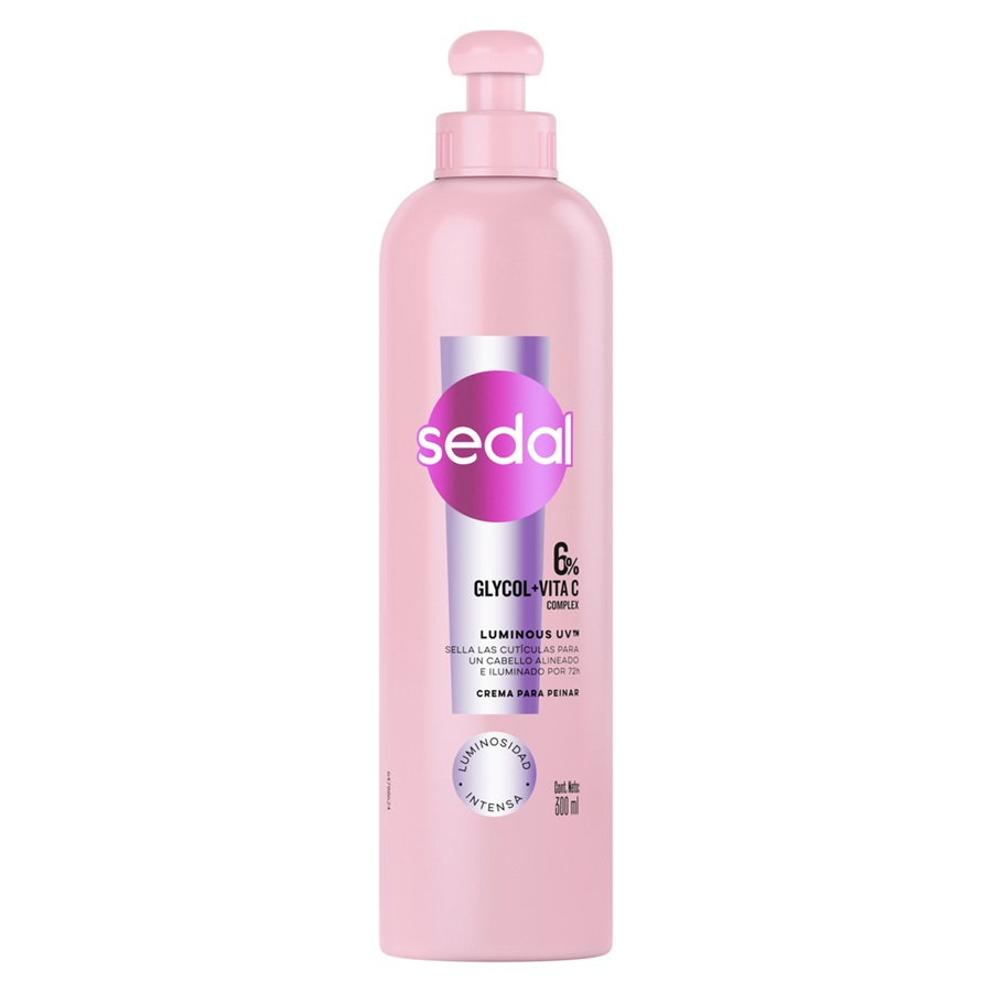 Crema Para Peinar Sedal Luminous UV ( 2 x 300 ML )