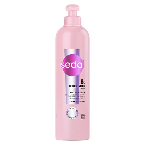 Crema Para Peinar Sedal Luminous UV ( 2 x 300 ML )