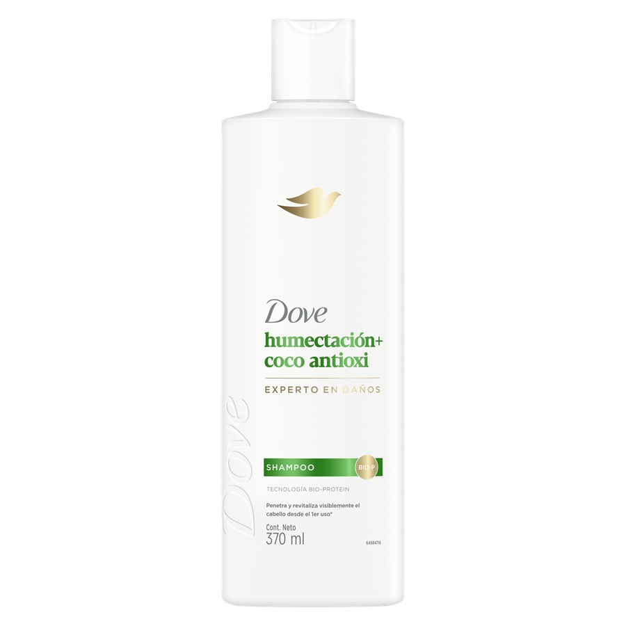 Shampoo Dove Humectación Coco Antioxi ( 2 x 370 ML ) 1
