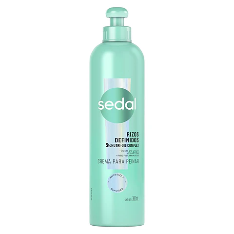 Crema Para Peinar Sedal Rizos Definidos ( 2 x 300 ML )