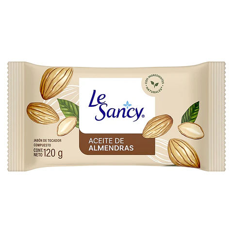 Jabón en Barra Le Sancy Aceite de Almendras ( 4 x 120 G )