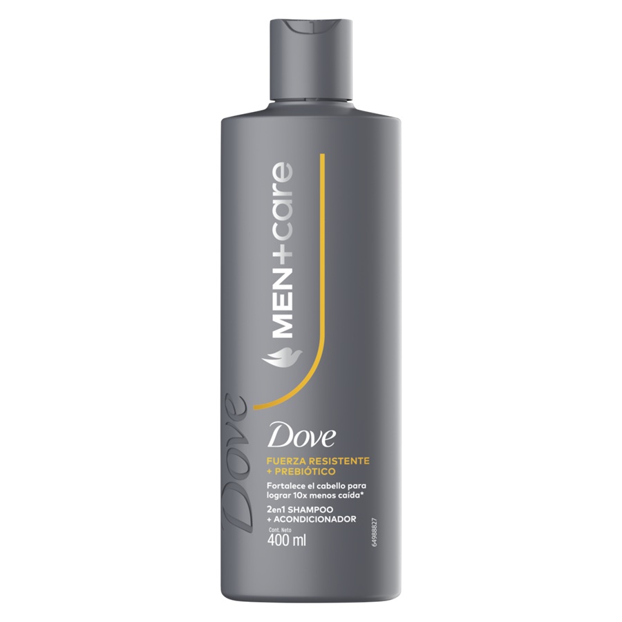 Shampoo Dove Men 2 en 1 Fuerza Resistente ( 2 x 400 ML ) 1
