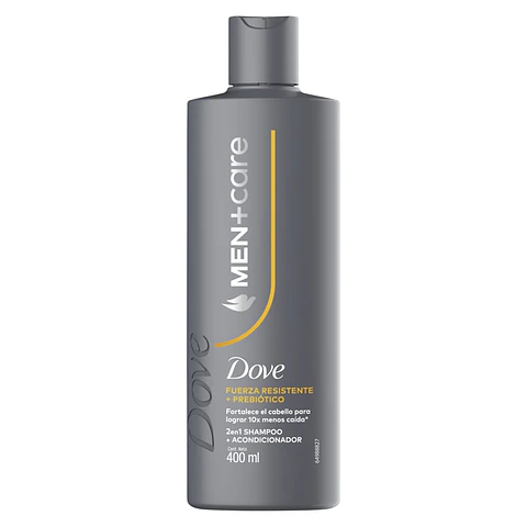 Shampoo Dove Men 2 en 1 Fuerza Resistente ( 2 x 400 ML )