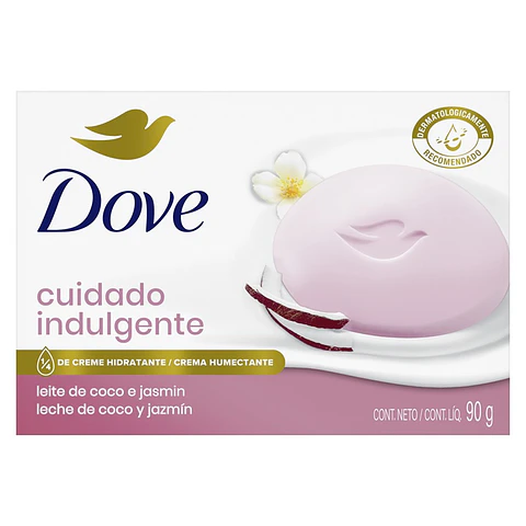 Jabón en Barra Dove Cuidado Indulgente ( 4 x 90 G ) 