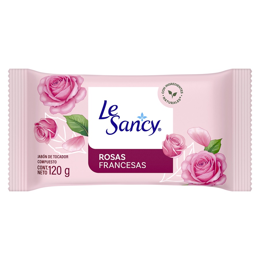 Jabón en Barra Le Sancy Rosas Francesas ( 4 x 120 G ) 1