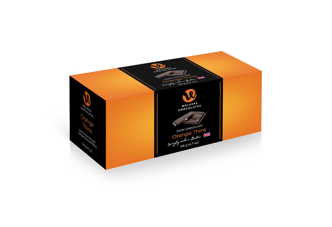 Chocolate Walkers Amargo con Naranja ( 135 G ) 1