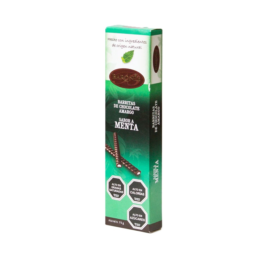 Chocolate Baronie Amargo con Menta ( 2 x 75 G ) 1