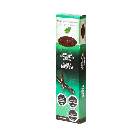Chocolate Baronie Amargo con Menta ( 2 x 75 G )