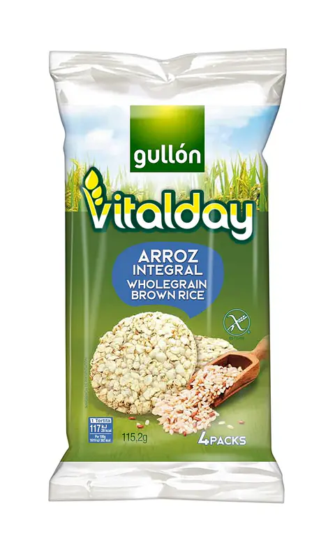 Galletas de Arroz Gullón Vitalday ( 115.2 G )