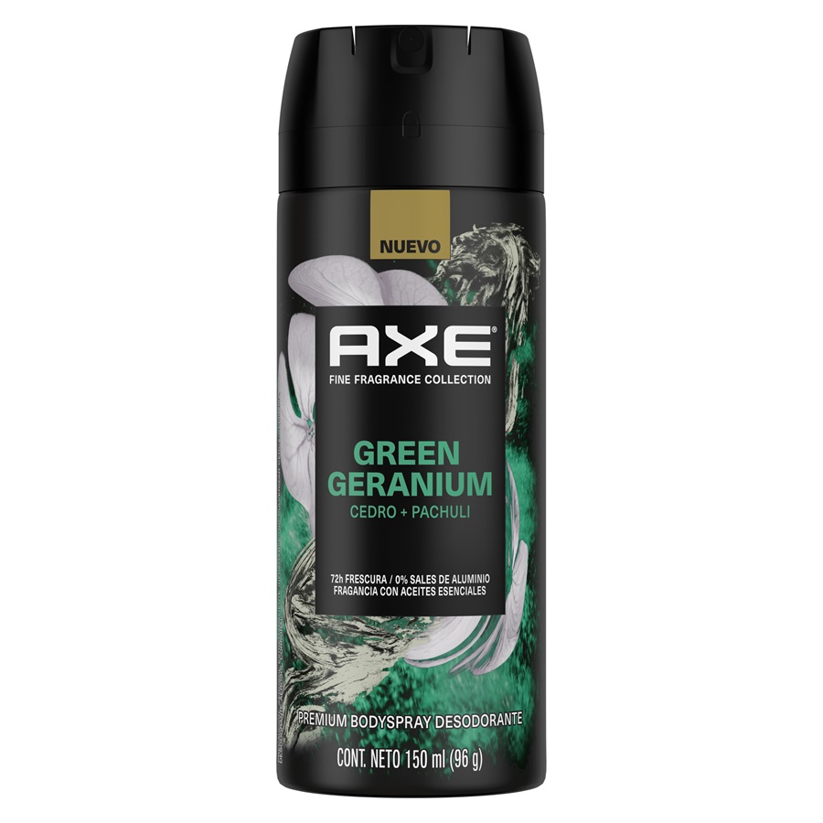 Desodorante Aerosol Axe Green Geranium ( 3 x 150 ML ) 1