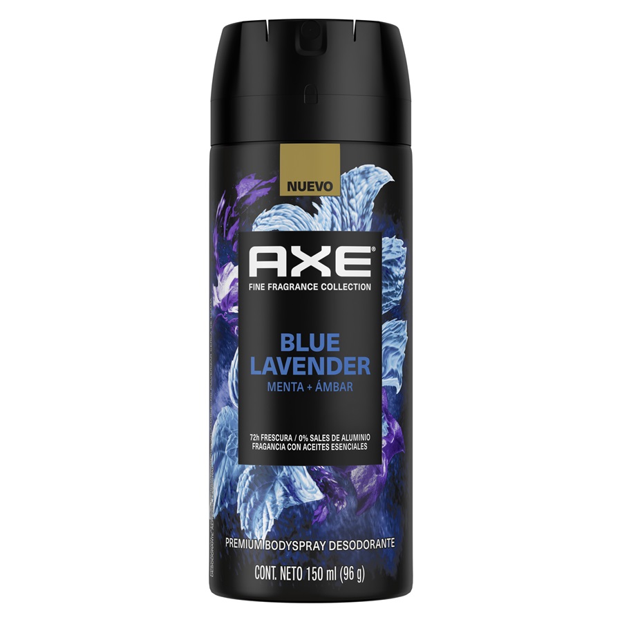 Desodorante Aerosol Axe Blue Lavender ( 3 x 150 ML ) 1