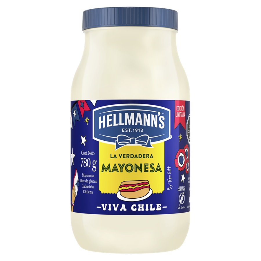 Mayonesa Hellmanns Frasco ( 3 x 780 G ) 1