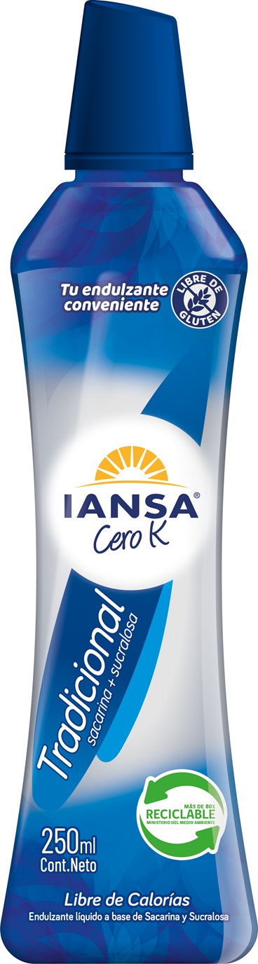 Endulzante Iansa Cero K Sacarina ( 250 ML ) 1