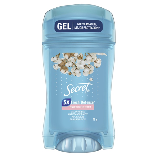Desodorante Antitranspirante en Gel Secret Algodón ( 3 x 45 G ) 1