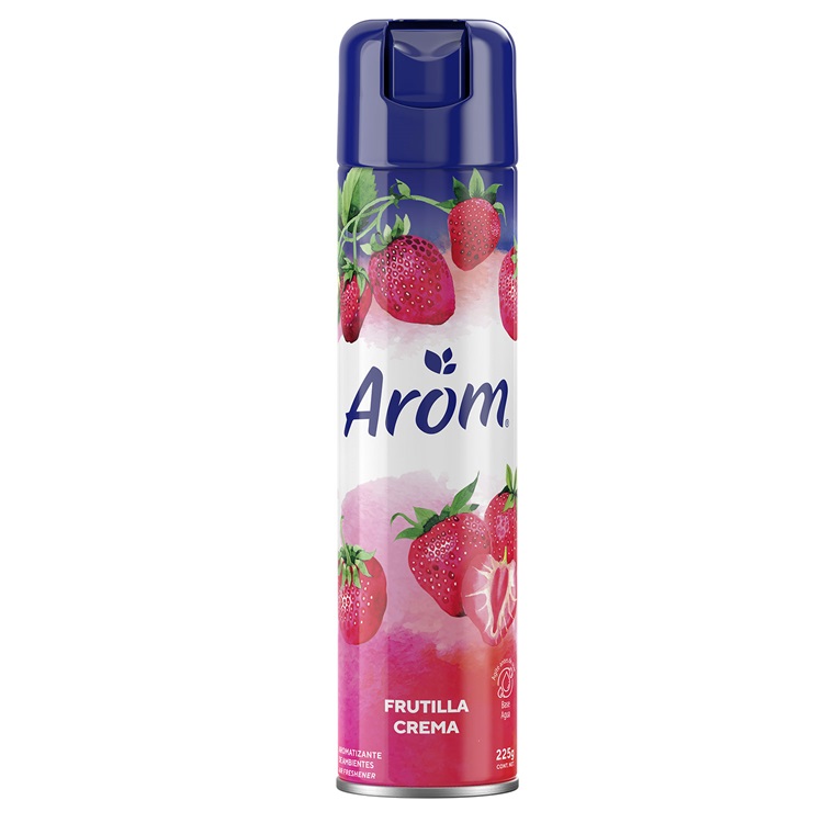 Desodorante Ambiental Aerosol Arom Frutilla Crema ( 3 x 225 G ) 1