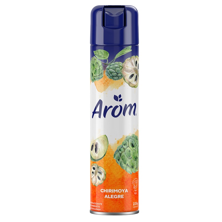 Desodorante Ambiental Aerosol Arom Chirimoya Alegre ( 3 x 225 G ) 1