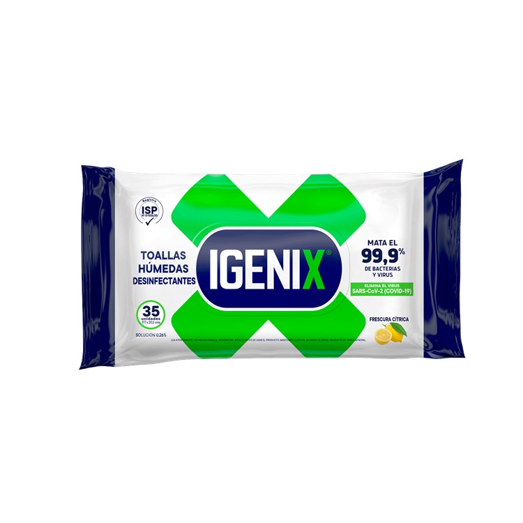 Toallitas Húmedas Desinfectantes Igenix ( 3 x 35 UD ) 1