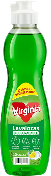 Lavalozas Biodegradable Virginia Limón ( 3 x 200 ML ) 1