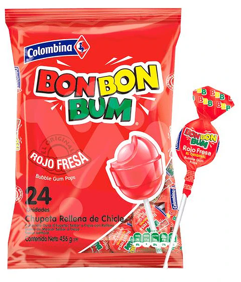 Bon Bon Bum Fresa ( 456 G )