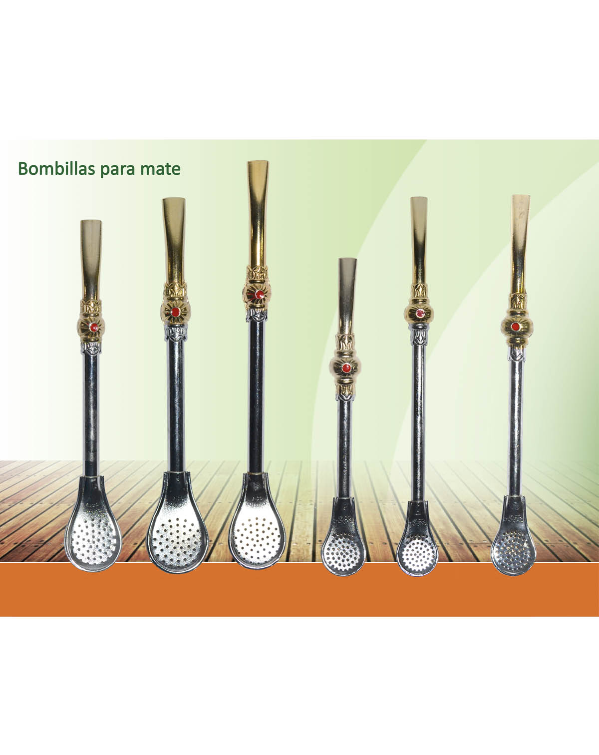 Bombillas para Mate Surtidas ( 5 UD ) 1