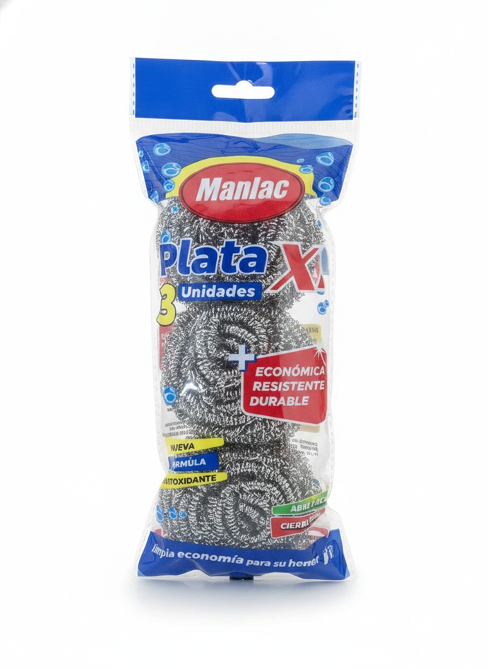 Esponja Plata Manlac ( 5 x 3 UD )