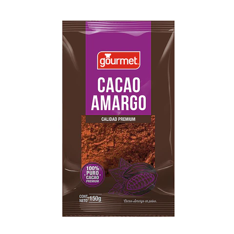 Cacao Gourmet Amargo ( 4 x 150 G )