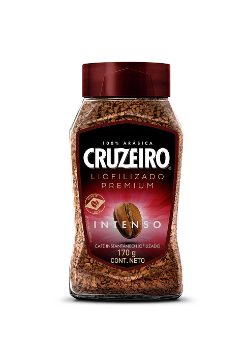Café Cruzeiro Liofilizado 100% Arábica Intenso Frasco ( 3 x 170 G )