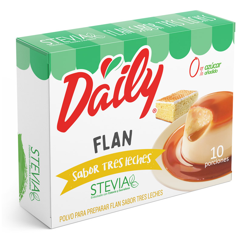 Flan Daily Tres Leches ( 3 x 20 G ) 1