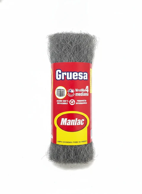 Virutilla Gruesa Mediana Manlac ( 6 UD )