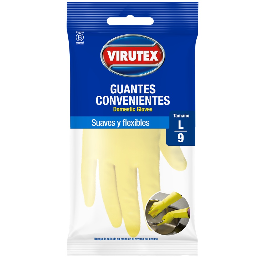 Guantes Convenientes Virutex Talla L ( 3 UD ) 1