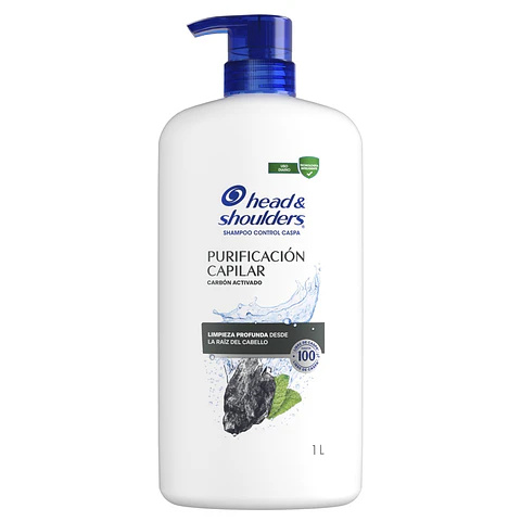 Shampoo Head & Shoulders Purificación Capilar ( 1 LT )