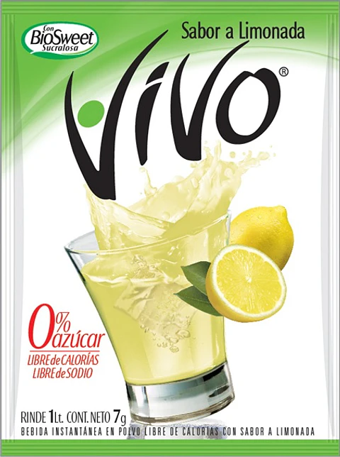 Jugo en Polvo Vivo Limonada ( 12 UD )