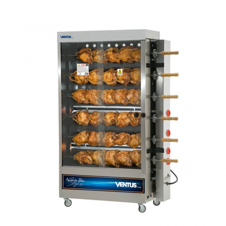 Asador de Pollos 6 Espadas Ventus PR634N 1