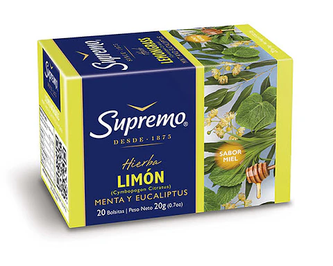 Infusión Hierba Limón Supremo ( 4 x 20 Bolsitas )