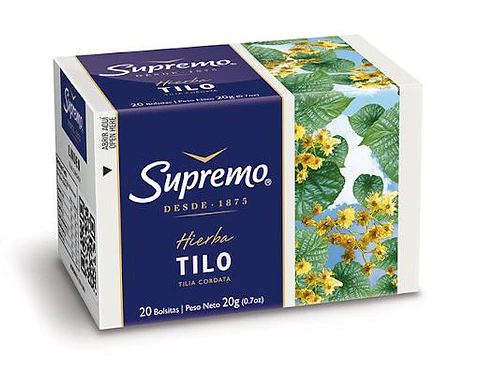 Infusión Tilo Supremo ( 4 x 20 Bolsitas )