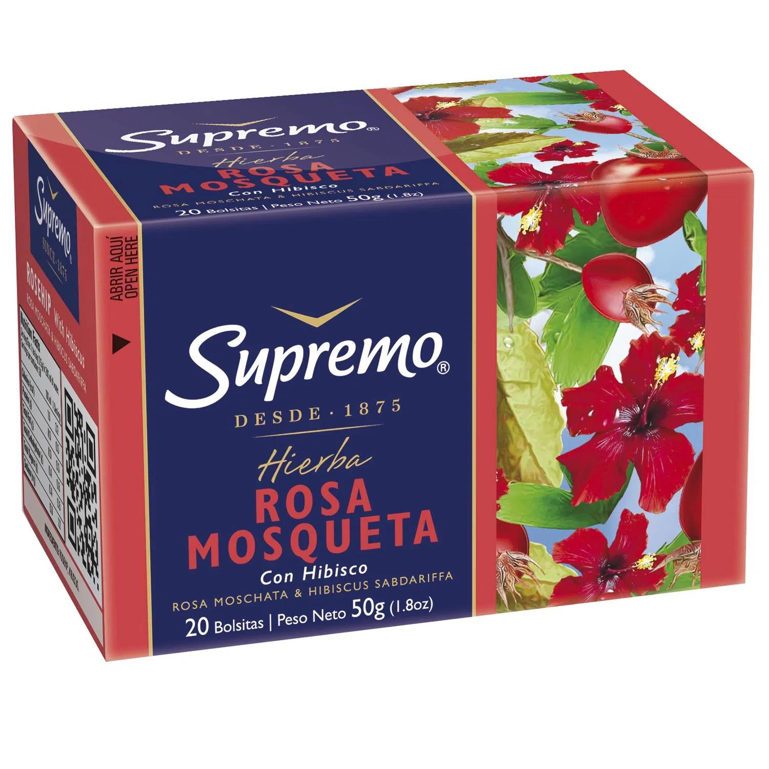 Infusión Rosa Mosqueta Supremo ( 4 x 20 Bolsitas ) 1