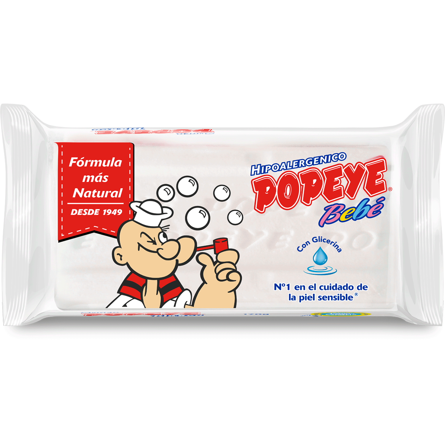 Jabón en Barra Bebé Popeye ( 3 x 170 G )  1