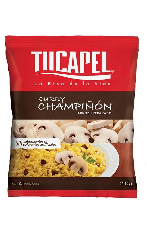 Arroz Tucapel Champiñón ( 3 x 210 G )