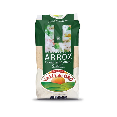 Arroz Valle de Oro Grado 1 ( 5 x 1 KG )