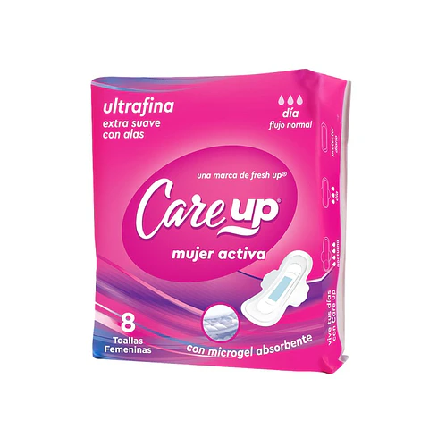 Toalla Femenina Día Care Up ( 4 x 8 UD )