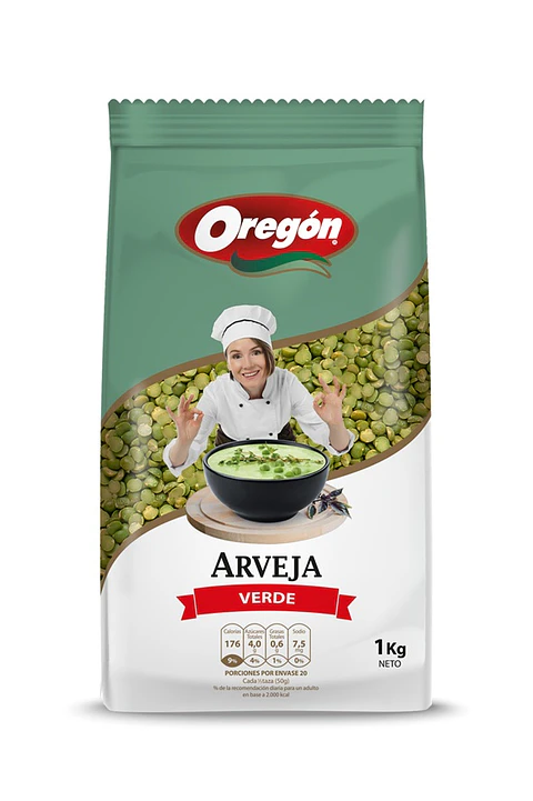 Arveja Verde Oregón ( 2 x 1 KG )