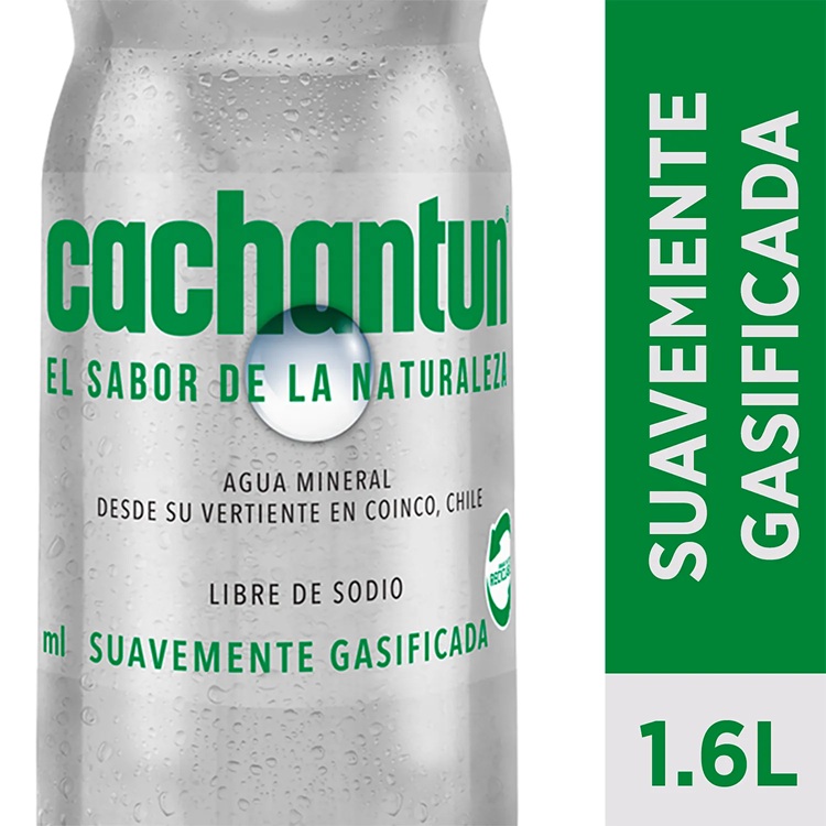 Agua Mineral Light Gas Cachantun ( 6 x 1.6 LT ) 1