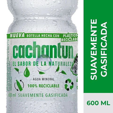 Agua Mineral Light Gas Cachantun ( 12 x 600 ML )