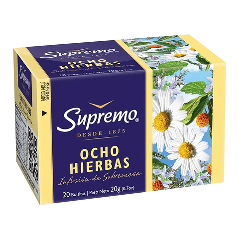 Infusión de 8 Hierbas Supremo ( 5 x 20 Bolsitas )