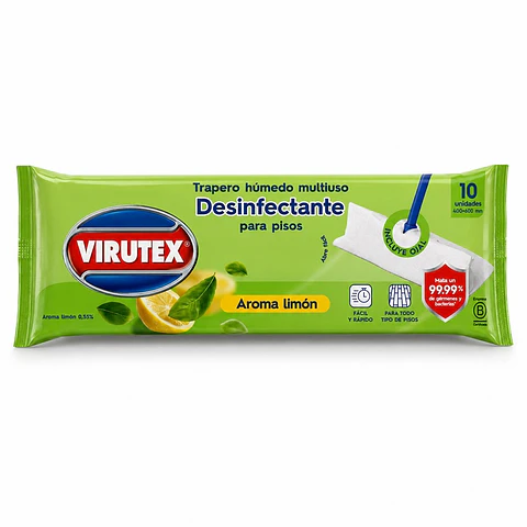 Trapero Desinfectante con Ojal Virutex ( 3 x 10 UD )